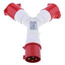 380V-415V 32A 3P+E IP44 Industrial Plug & Socket Waterproof Weatherproof for Camping Caravan