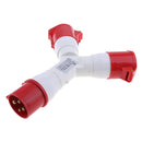 380V-415V 32A 3P+E IP44 Industrial Plug & Socket Waterproof Weatherproof for Camping Caravan