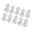 10Pc Waterproof IP68 Nylon Cable Glands Joints with Locking Nut and Washer PG7
