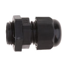 pack of 10Pcs Black Cable Glands Waterproof Cable Gland Joints with Locking Nut M16