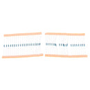 600pcs 30 Values x 20pcs 1/4W Resistor Kit Metal Film Resistors Assortment