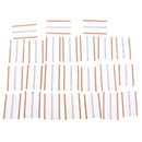 600pcs 30 Values x 20pcs 1/4W Resistor Kit Metal Film Resistors Assortment