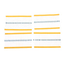 600pcs 30 Values x 20pcs 1/4W Resistor Kit Metal Film Resistors Assortment