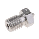 0.4mm Extruder Nozzles Stainless Steel Thread M6 Nickel-plated Nickel Spray