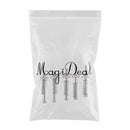 Leveling Spring Component M3 Screw Knob - For 3D Printer Hot Bed, Pack of 5 Set, Silver
