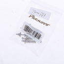 Leveling Spring Component M3 Screw Knob - For 3D Printer Hot Bed, Pack of 5 Set, Silver