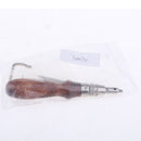Professional Stitching Groover and Creasing Edge Beveler Leathercraft Tool Set for Handing Stitching Grooves (7 In 1)