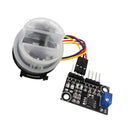 Liquid Suspended Particles Turbidity Detection Sensor Module with Probe Kit DC 5V 30mA Black