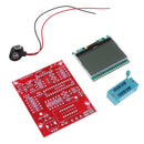 M8 Transistor Tester Capacitor LCR Diode Capacitance ESR Meter PWM Square Wave DIY Kit
