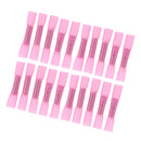 20 Pieces Heat Shrink Butt Crimp Terminals Wire Connectors AWG 22-16 Pink