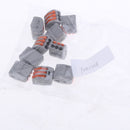 10pcs Reusable Spring Lever Nuts Terminal Block Cable Wire 3 Connectors