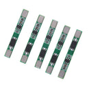 3A 1S 3.7V 18650 Lithium Battery PCB Protection Board Module, Pack of 5