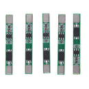 3A 1S 3.7V 18650 Lithium Battery PCB Protection Board Module, Pack of 5
