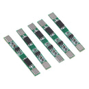 3A 1S 3.7V 18650 Lithium Battery PCB Protection Board Module, Pack of 5