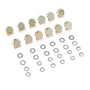 12pcs WH148 Linear Potentiometer 15mm Shaft with Nuts & Washers 1K 2K 5K 10K