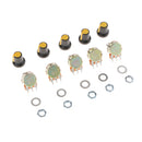 5Pcs Top Adjustment 10K OHM Linear Taper Rotary Potentiometer Pot