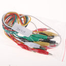 10 Pieces 5 Colors Alligator Clips Test Leads Wires Clip Clamps