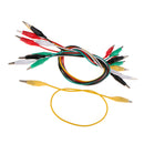 10 Pieces 5 Colors Alligator Clips Test Leads Wires Clip Clamps