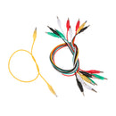 10 Pieces 5 Colors Alligator Clips Test Leads Wires Clip Clamps