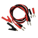 Multimeter Test Leads Kit, Test Probes Cable + Alligator Clips + Spade Lugs