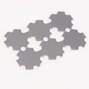 10 Pieces 1W 3W 5W Universal High Power LED Heatsink Heat Sink Aluminum Base Plate