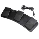 USB Triple Foot Switch Keyboard Mouse Control Action 3 Three Pedal HID for Game PC Laptop