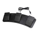 USB Triple Foot Switch Keyboard Mouse Control Action 3 Three Pedal HID for Game PC Laptop