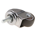 Heavy Duty Rubber Castor Wheel Trolley Furniture Bed Industrial Caster 1 Inch