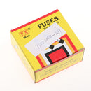 100Pcs 0.1A 100mA Fast Blow Glass Tube Fuse 250V 5mm X 20mm