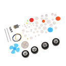62 Kinds Of Gear Package Motor 2mm Hole Toy Car Chassis Wheel Axle Propeller DIY Gear Gearbox Kit