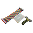 Solderless Breadboard+ Expansion Board+ 40-pin Jumper Wires Compatible with Raspberry Pi