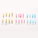 480Pcs Heat Shrink Wire Connector DIY Kit Waterproof Marine Automotive Terminals Set Blue Red Yellow with Plastic Box