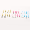 480Pcs Heat Shrink Wire Connector DIY Kit Waterproof Marine Automotive Terminals Set Blue Red Yellow with Plastic Box