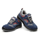 Safety Work Boots Blue Men Mesh Hiker Steel Toe Cap Trainer Boot US11.5 EU45
