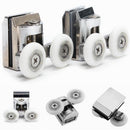 2 Pieces 23mm Shower Door Wheels Double Twin Top Shower Door Enclosures Rollers / Runners / Pulleys / Wheels