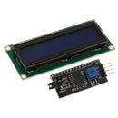 1602 16x2 Character LCD Display Module White On Blue/Extension High Contrast