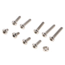 340Pcs M3 Stainless Steel Button Head Hex Socket Head Cap Bolts Screws Nuts Assortment Kit 5-20mm