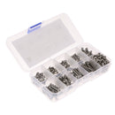 340Pcs M3 Stainless Steel Button Head Hex Socket Head Cap Bolts Screws Nuts Assortment Kit 5-20mm