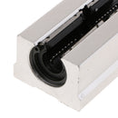 SBR12LUU 12mm Bearing Steel Open Linear Motion Bearing Shaft Solide Block for CNC 3D Printer
