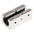 SBR20LUU 16mm Bearing Steel Open Linear Motion Bearing Shaft Solide Block for CNC 3D Printer