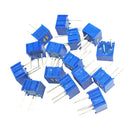 Variable Resistor Assorted Kit 15 Value 15pcs 100? to 500k? Trimming Potentiometer Kit