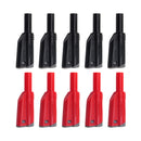 4mm Stackable Insulated Safety Banana Plug Multimeter Connectors (Set of 10)