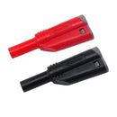 4mm Stackable Insulated Safety Banana Plug Multimeter Connectors (Set of 2)