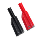 4mm Stackable Insulated Safety Banana Plug Multimeter Connectors (Set of 2)
