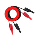 Lot 2Pcs Stackable 4mm Banana to Banana Plug Connector Test Probe Lead Cable 1M 14AWG Wire