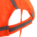Safety Helmet Work Cloth Cap Baseball Hat Protect Head Fluorescent Orange Grid