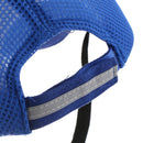 Safety Helmet Work Cloth Cap Baseball Hat Protect Head Blue Grid
