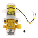 DC 24V 75 PSI High Pressure Agricultural Diaphragm Water Pressure Sprayer Pump 2.5L/Min Yellow