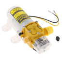 DC 24V 75 PSI High Pressure Agricultural Diaphragm Water Pressure Sprayer Pump 2.5L/Min Yellow