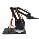 Black Mechanical Robot Arm Claw without Servos for Robotics Arduino DIY Kit